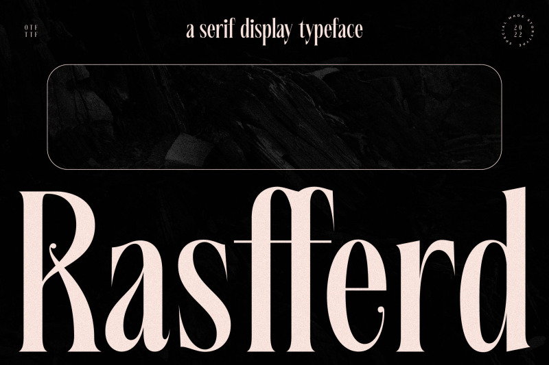 rasfferd-typeface