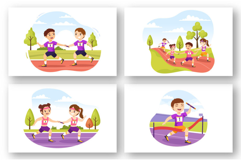 12-relay-race-sports-illustration