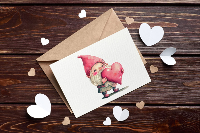 valentine-gnome-holding-heart-clipart-bundle