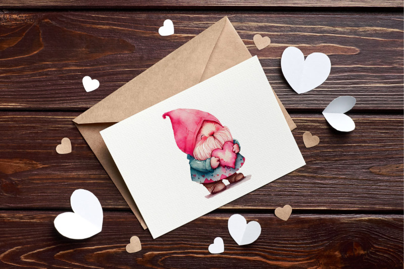 valentine-gnome-holding-heart-clipart-bundle