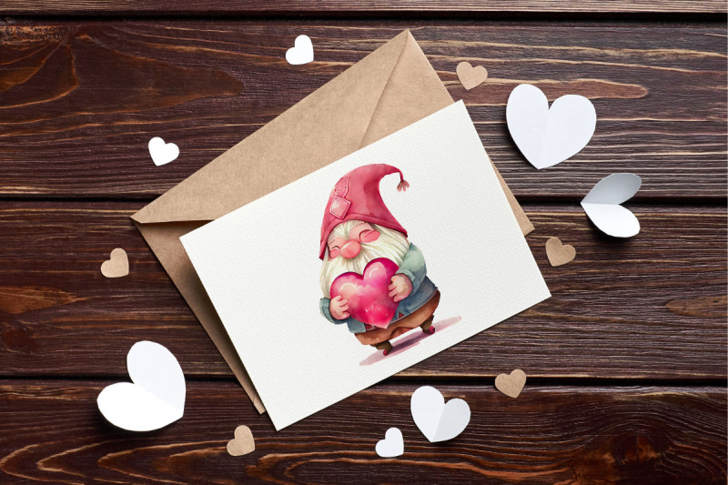 valentine-gnome-holding-heart-clipart-bundle