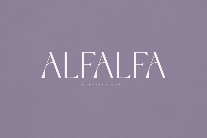 alfalfa-creative-font