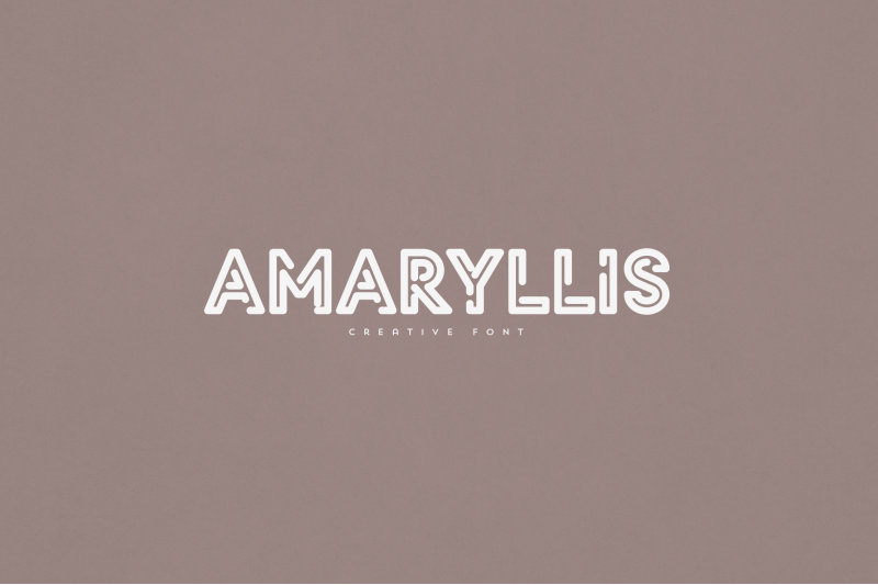 amaryllis-creative-font