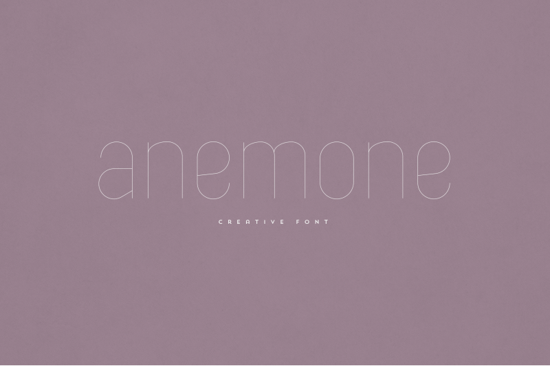 anemone-creative-font