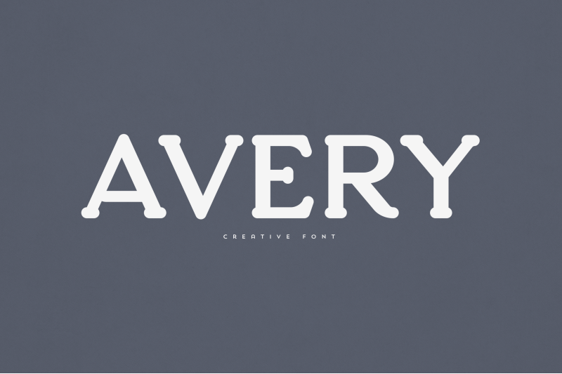 avery-creative-font