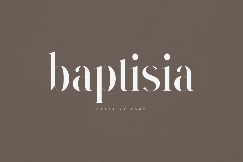 baptisia-creative-font