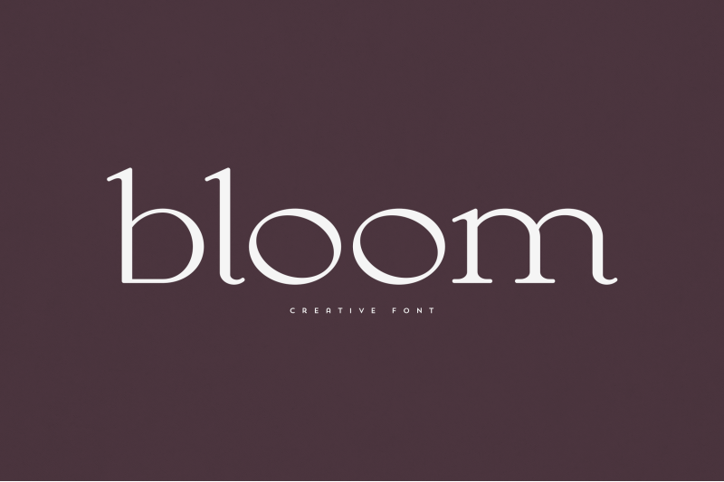 bloom-creative-font