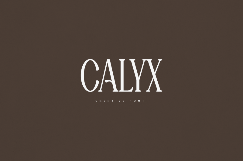 calyx-creative-font
