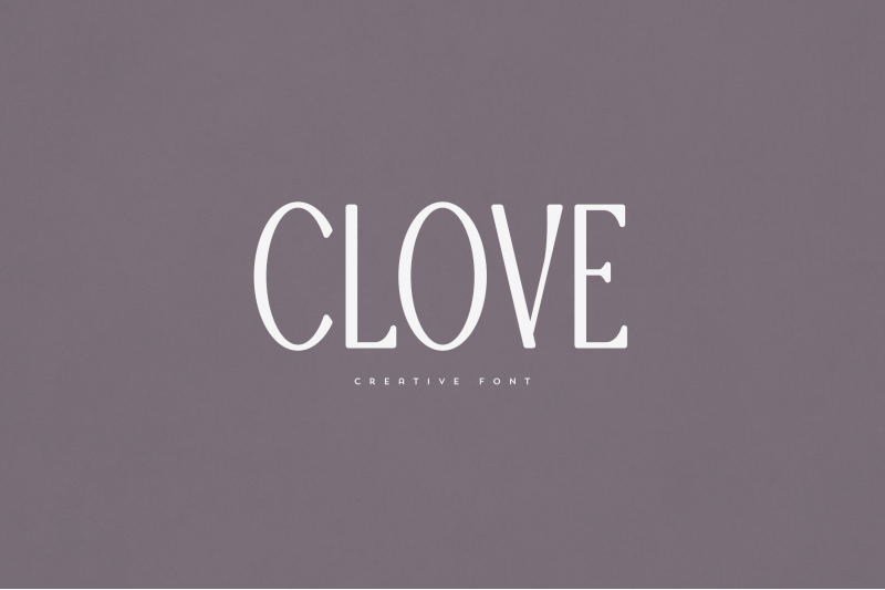 clove-creative-font