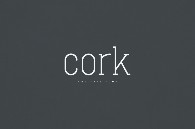 cork-creative-font