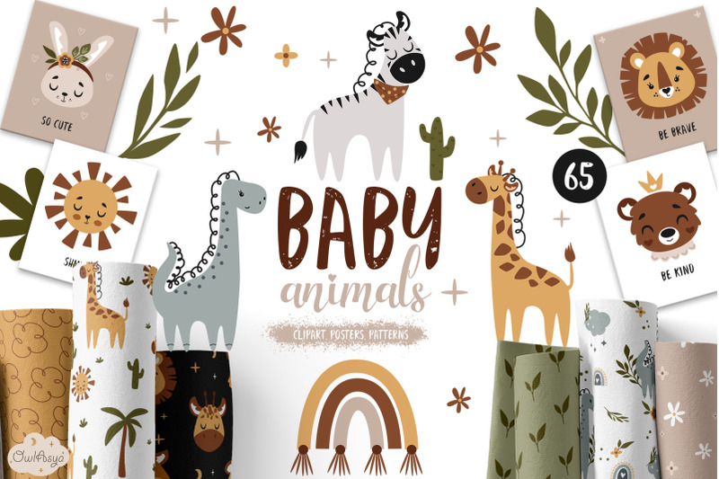 baby-animals-vector-collection