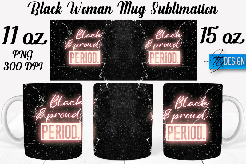 black-woman-mug-sublimation-coffee-11-oz-15-oz-mug-sublimation