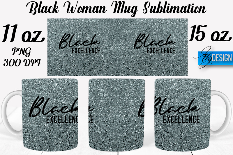 black-woman-mug-sublimation-coffee-11-oz-15-oz-mug-sublimation