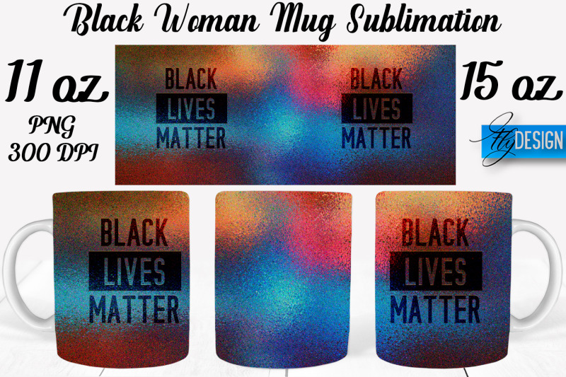 black-woman-mug-sublimation-coffee-11-oz-15-oz-mug-sublimation