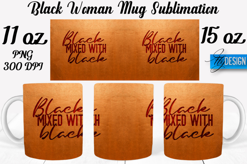 black-woman-mug-sublimation-coffee-11-oz-15-oz-mug-sublimation