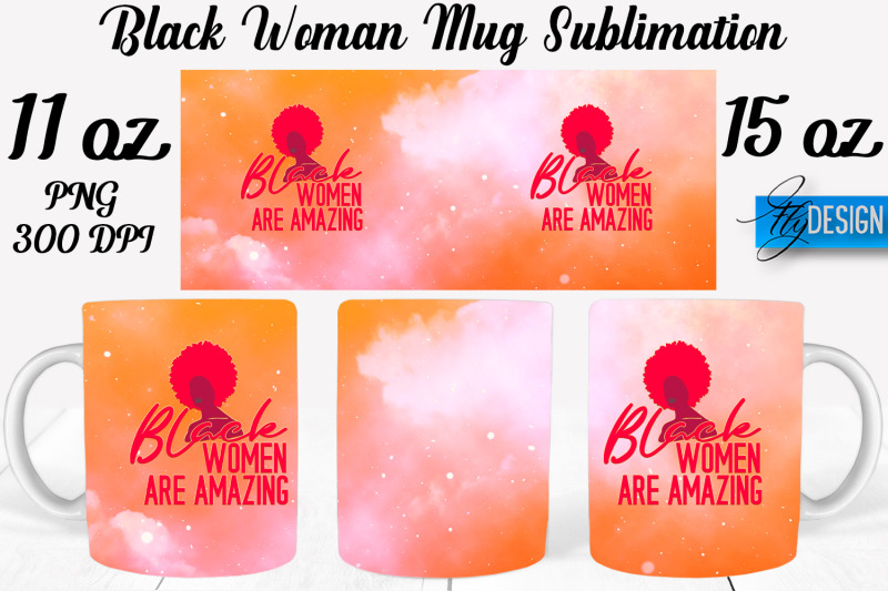 black-woman-mug-sublimation-coffee-11-oz-15-oz-mug-sublimation