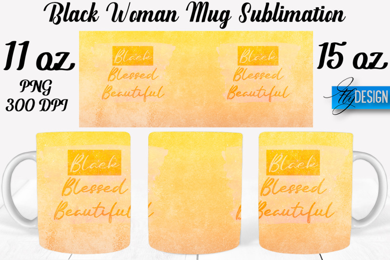 black-woman-mug-sublimation-coffee-11-oz-15-oz-mug-sublimation