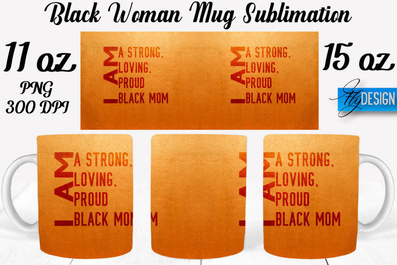black-woman-mug-sublimation-coffee-11-oz-15-oz-mug-sublimation