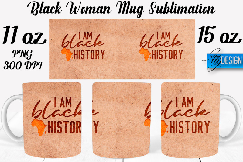 black-woman-mug-sublimation-coffee-11-oz-15-oz-mug-sublimation