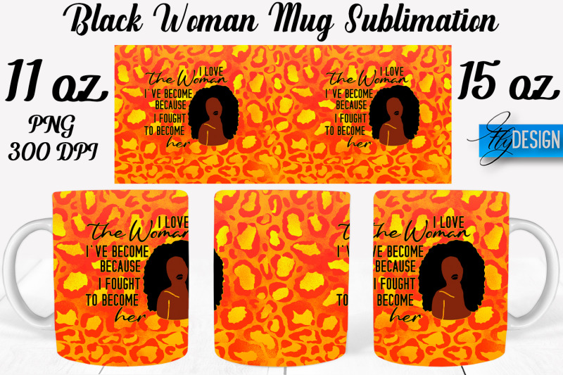 black-woman-mug-sublimation-coffee-11-oz-15-oz-mug-sublimation