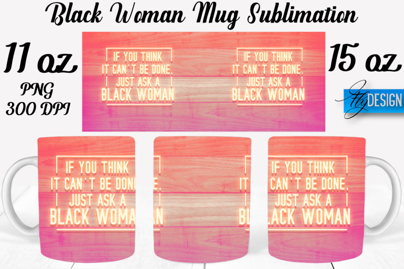 black-woman-mug-sublimation-coffee-11-oz-15-oz-mug-sublimation