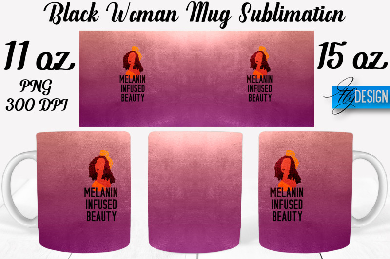 black-woman-mug-sublimation-coffee-11-oz-15-oz-mug-sublimation