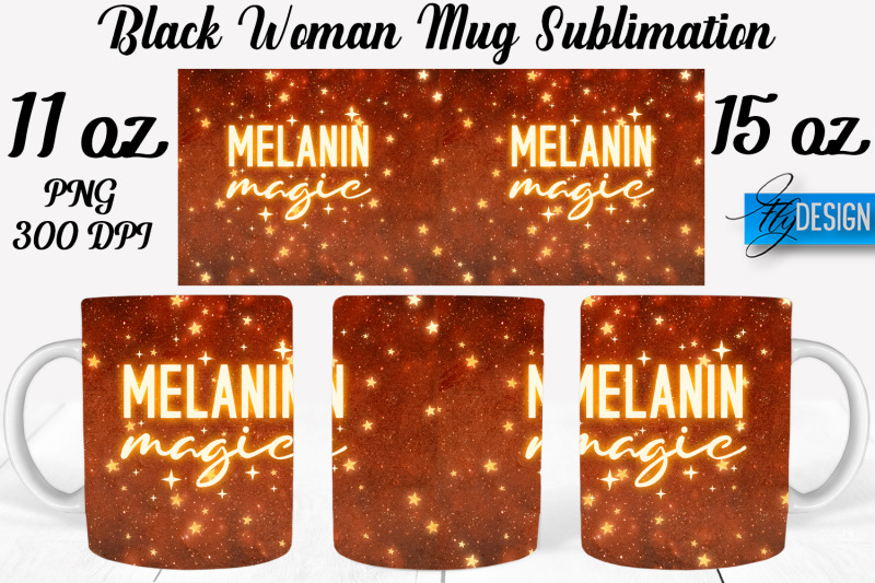 black-woman-mug-sublimation-coffee-11-oz-15-oz-mug-sublimation