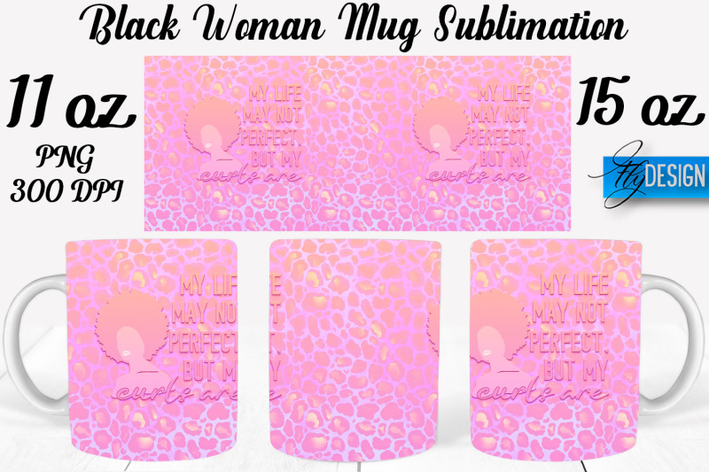 black-woman-mug-sublimation-coffee-11-oz-15-oz-mug-sublimation