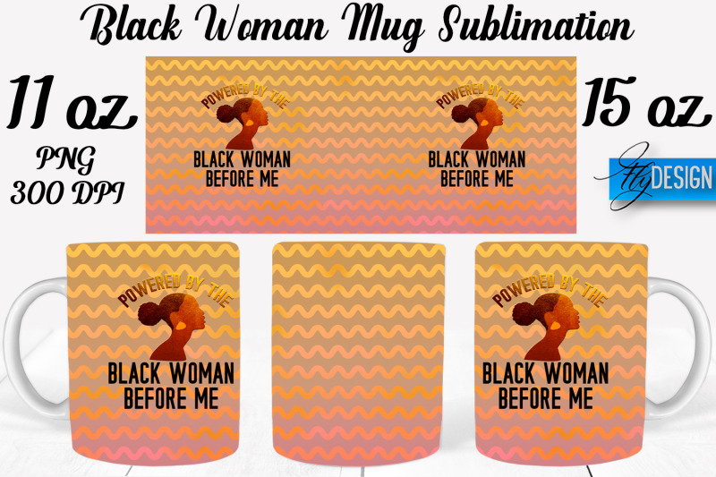 black-woman-mug-sublimation-coffee-11-oz-15-oz-mug-sublimation