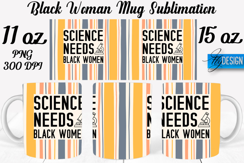 black-woman-mug-sublimation-coffee-11-oz-15-oz-mug-sublimation