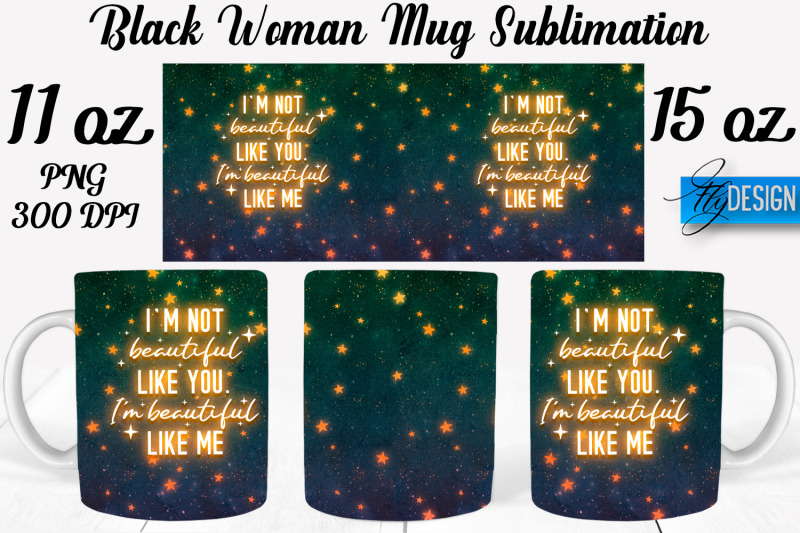 black-woman-mug-sublimation-coffee-11-oz-15-oz-mug-sublimation