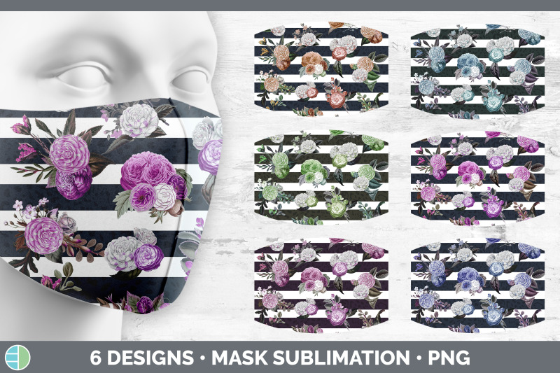 striped-flowers-mask-sublimation-bundle-face-mask-designs