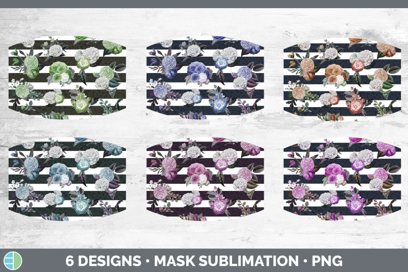 striped-flowers-mask-sublimation-bundle-face-mask-designs