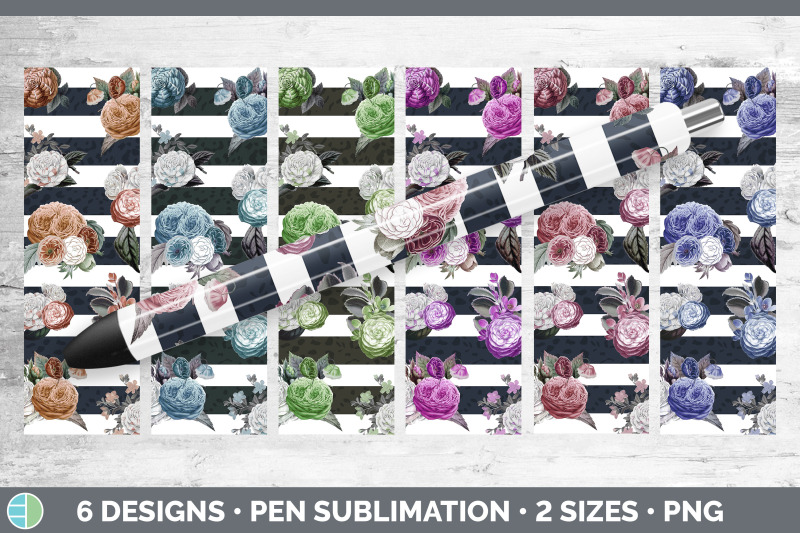 striped-flowers-pen-wraps-epoxy-sublimation-bundle