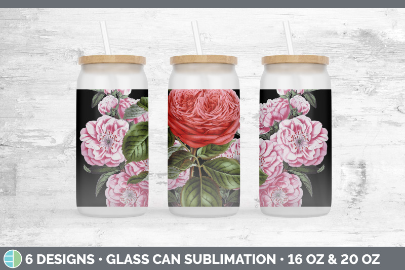 romantic-rose-glass-can-sublimation-beer-mason-jar