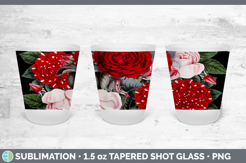 romantic-rose-shot-glass-sublimation-shot-glass-1-5oz-tapered