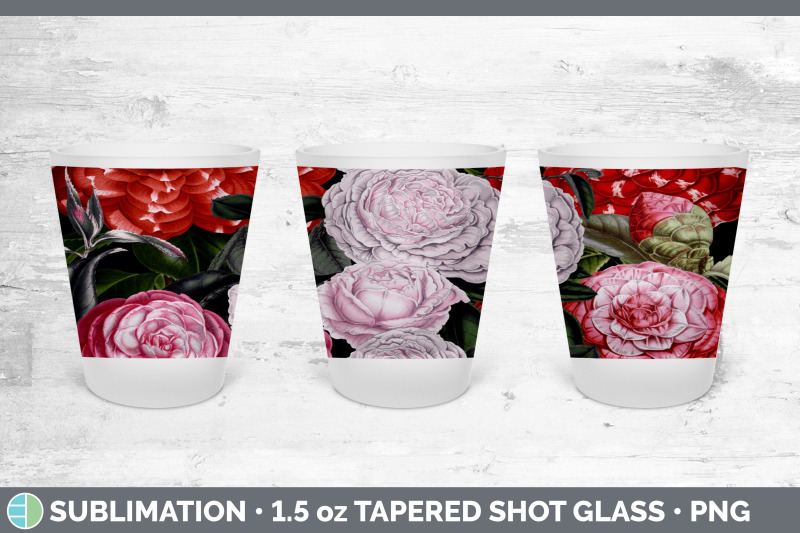 romantic-rose-shot-glass-sublimation-shot-glass-1-5oz-tapered