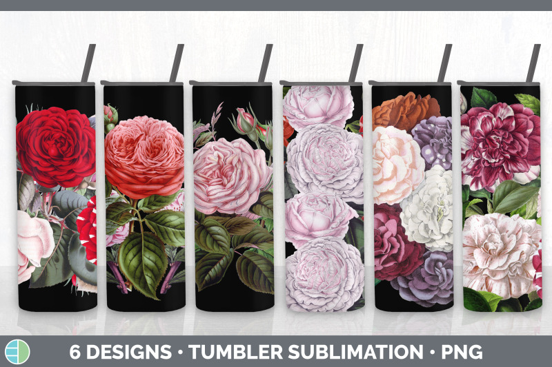 romantic-rose-tumbler-sublimation-bundle