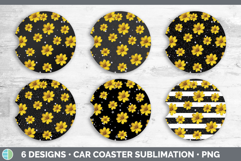 black-animal-print-car-coaster-sublimation-designs-bundle