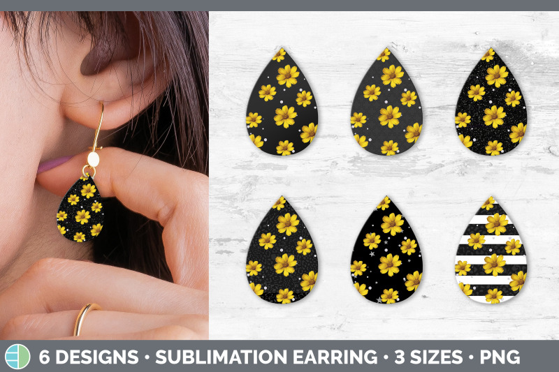 black-animal-print-teardrop-earring-sublimation-designs-bundle