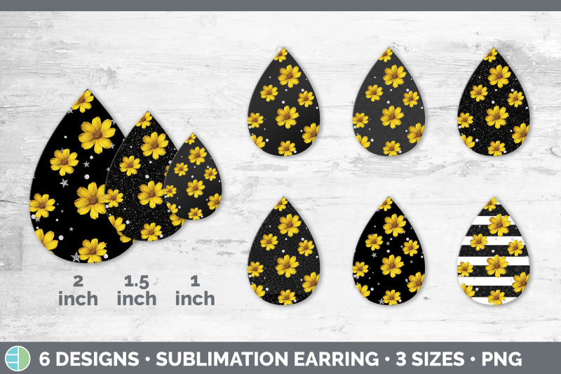 black-animal-print-teardrop-earring-sublimation-designs-bundle