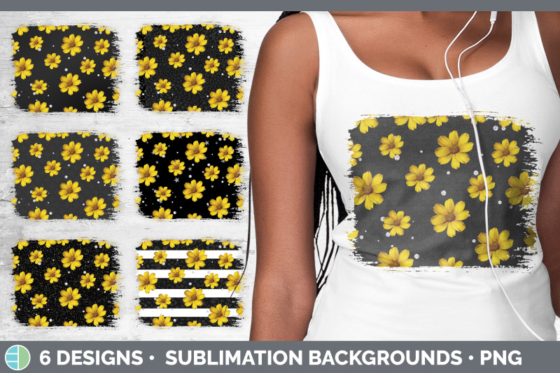 black-animal-print-distressed-sublimation-background-panel