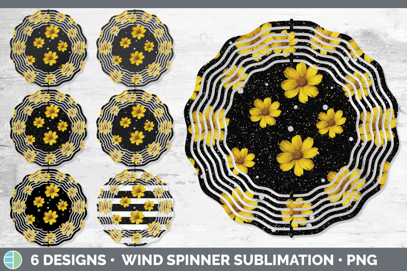 black-animal-print-wind-spinner-sublimation-designs-bundle