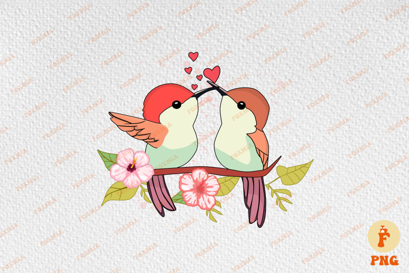 couple-hummingbird-kissing-valentine
