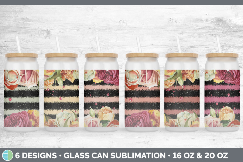 ruby-florals-glass-can-sublimation-beer-mason-jar