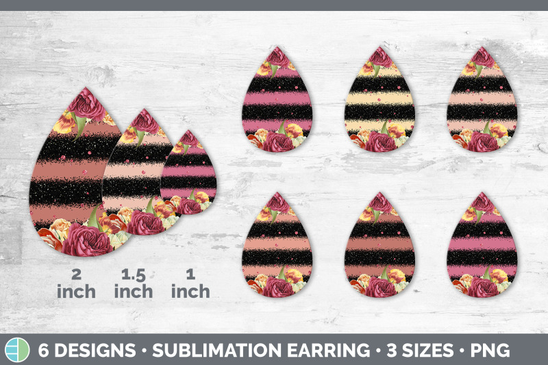 ruby-florals-teardrop-earring-sublimation-designs-bundle