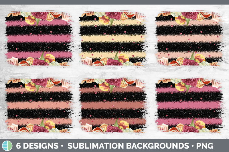 ruby-florals-distressed-sublimation-background-panel