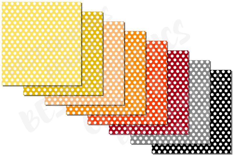 100-polka-dots-digital-papers-scrapbooking-paper-dots-paper