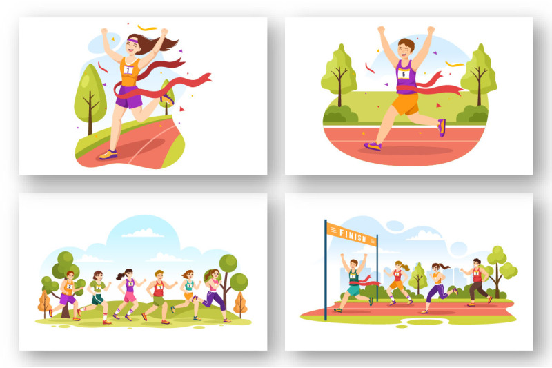 13-marathon-race-sport-illustration