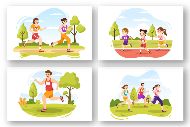 13-marathon-race-sport-illustration